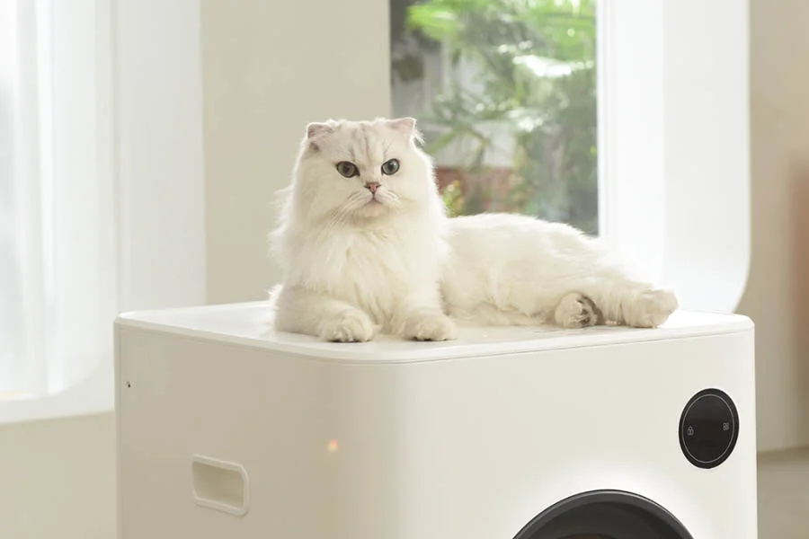 how does the litter robot work