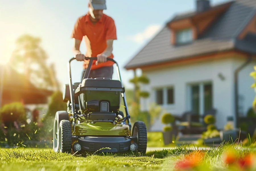 cordless electric self propelled mower